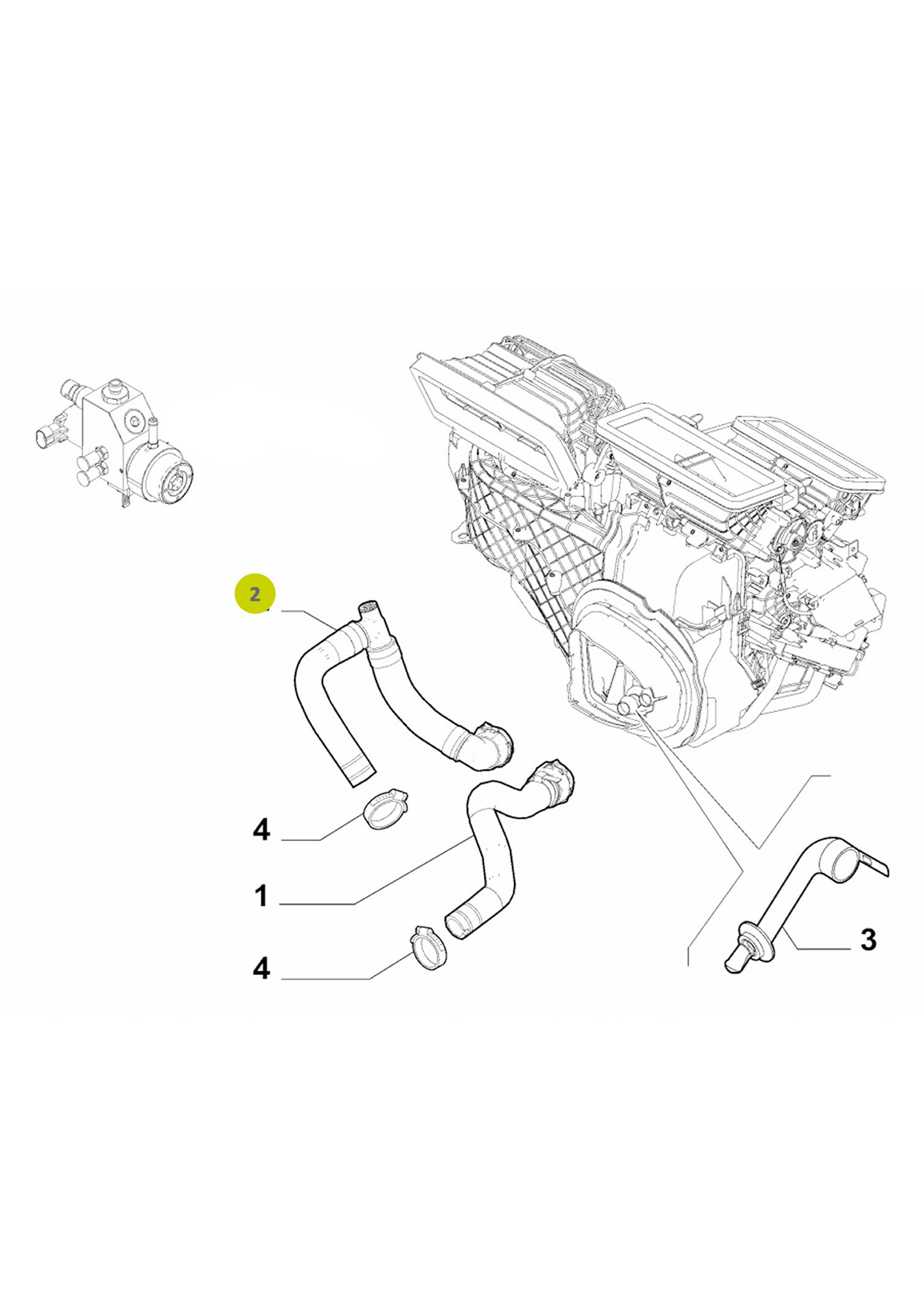 Heater Hose 96.700.007