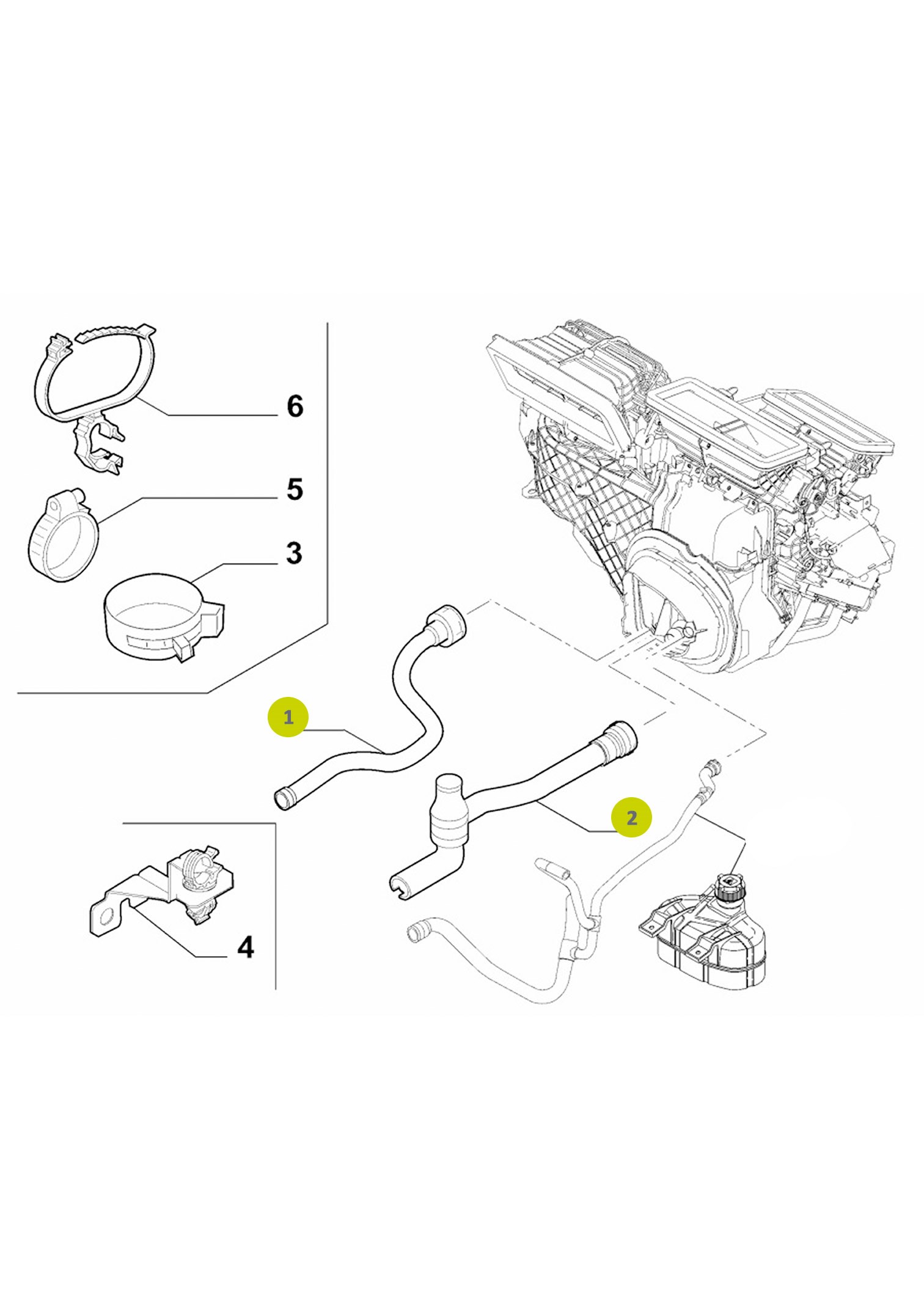 Heater Hose 96.700.024