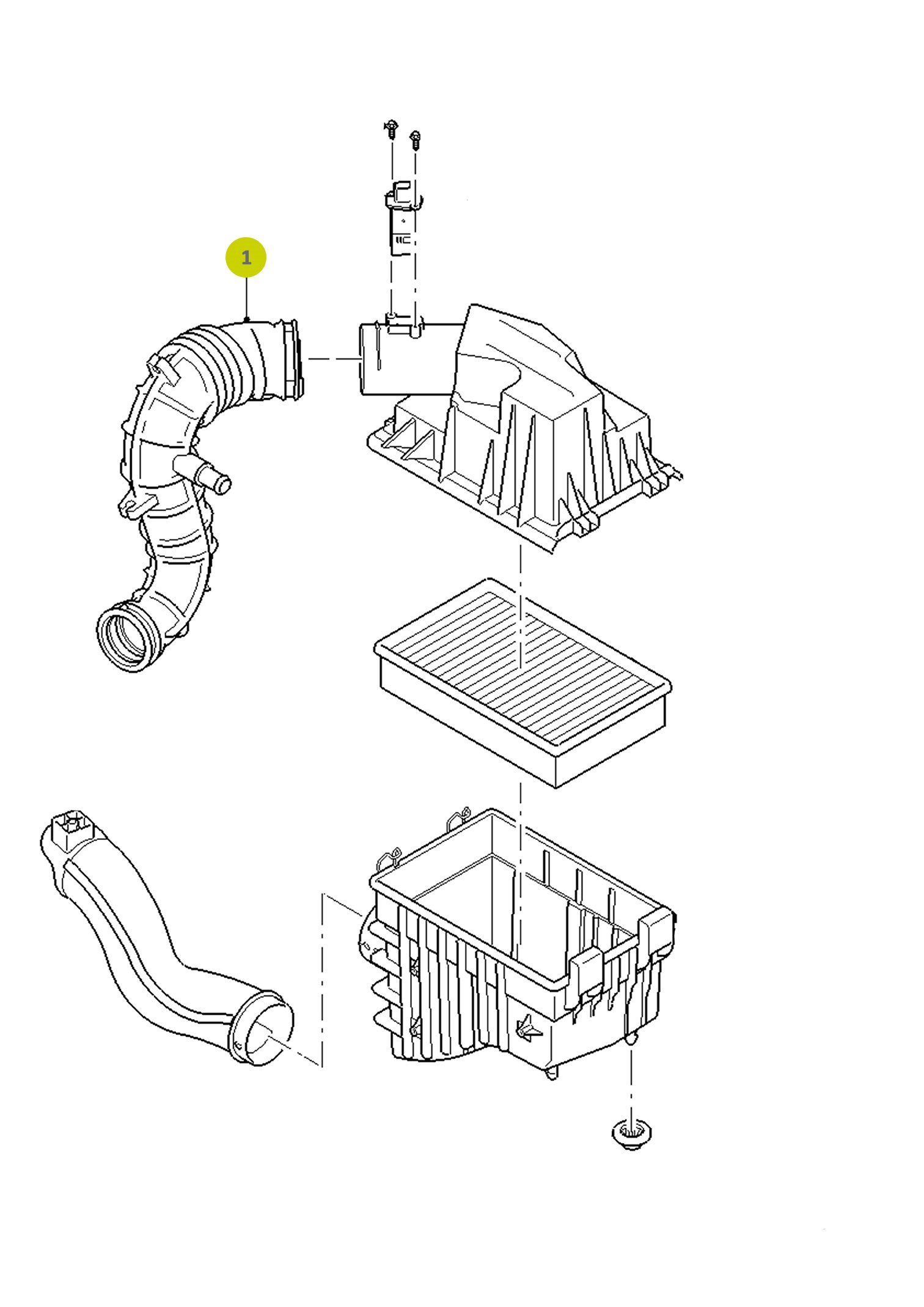 Air Filter Hose 50.700.305