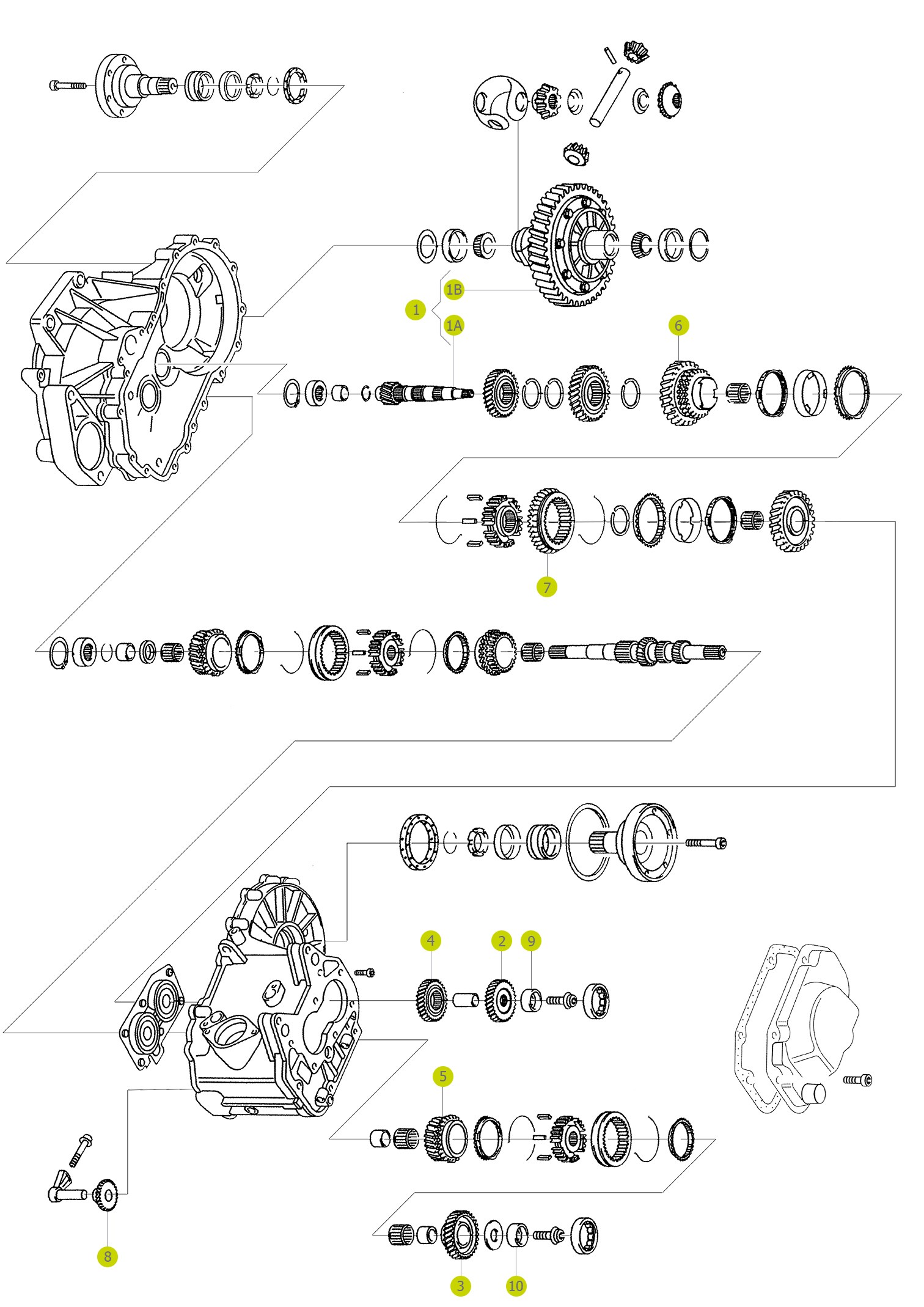 5th Speed Gear 16.100.030.