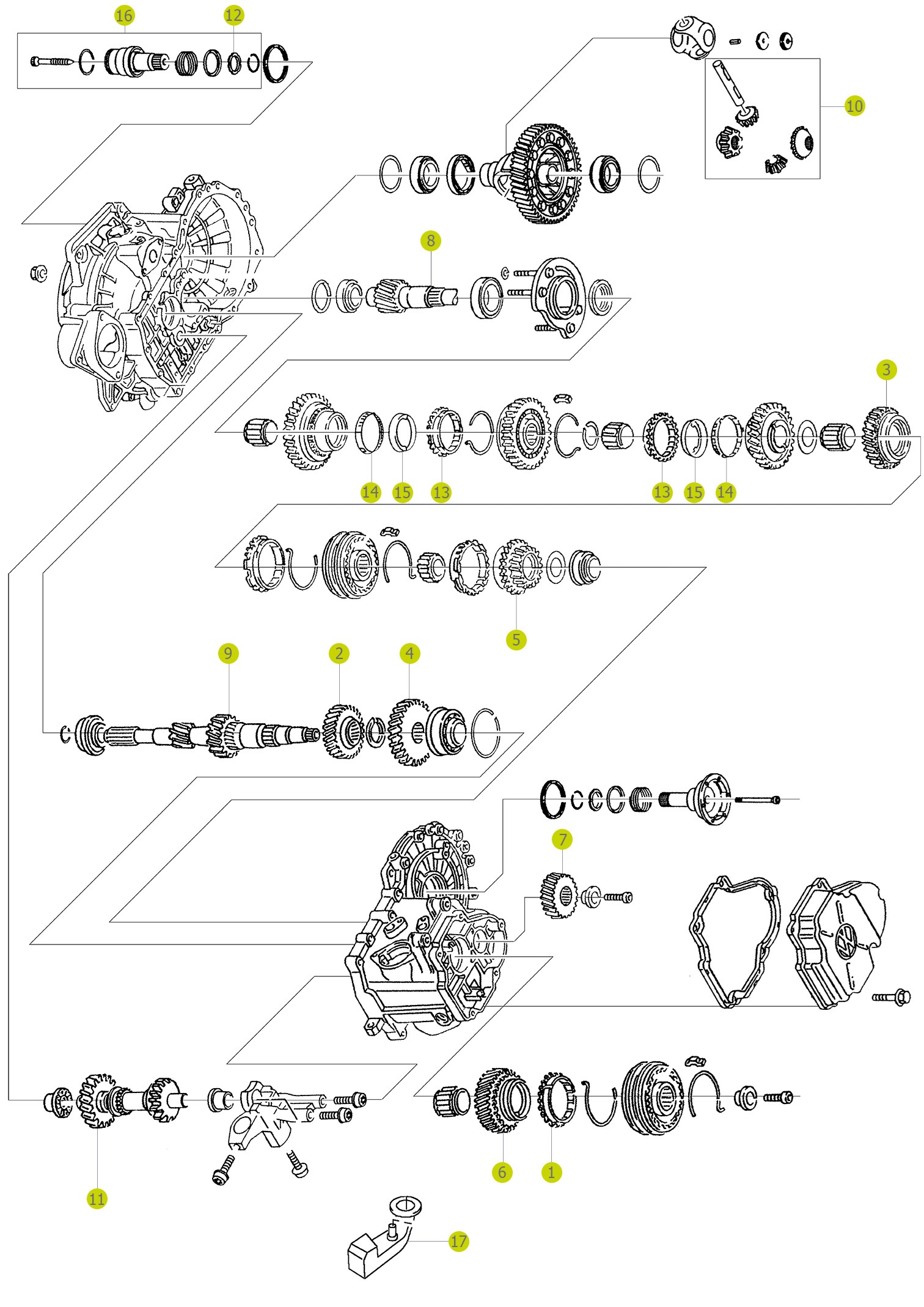 Differential Gear Set 25.100.060