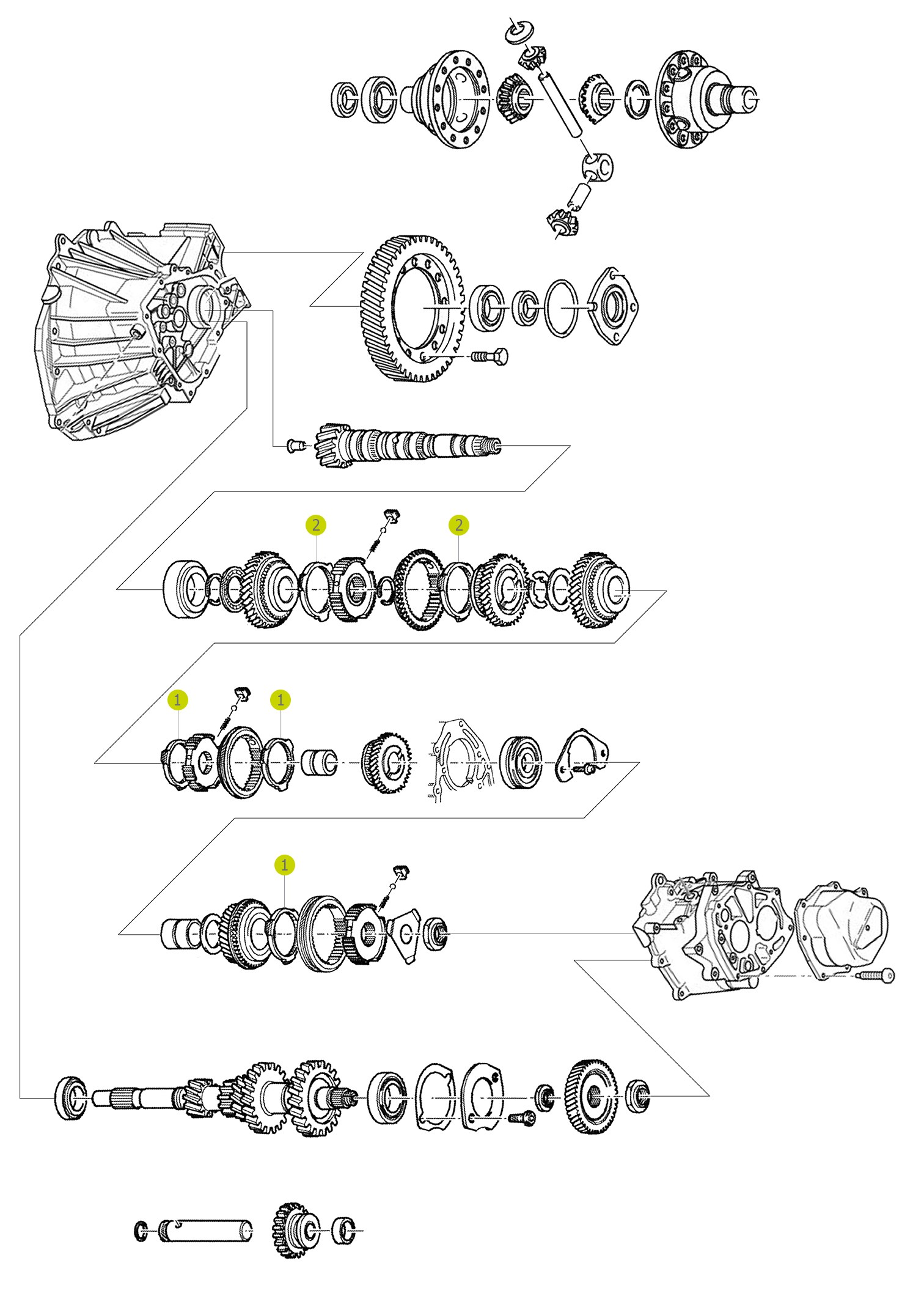 1st - 2nd Speed Synchronizer Gear 95.100.522