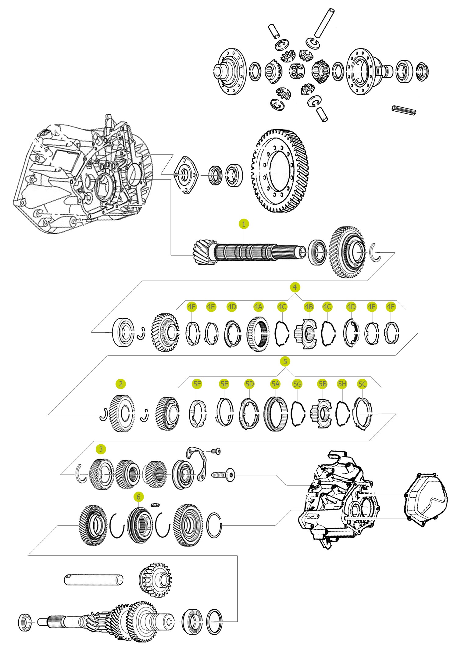 1st Speed Gear 95.100.270