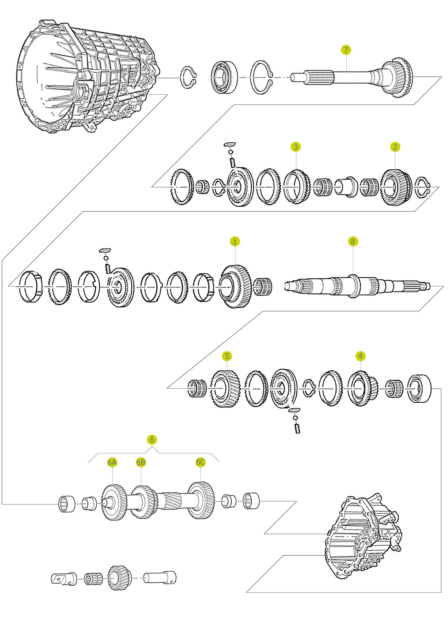 Engranaje de 2da velocidad 50.100.015