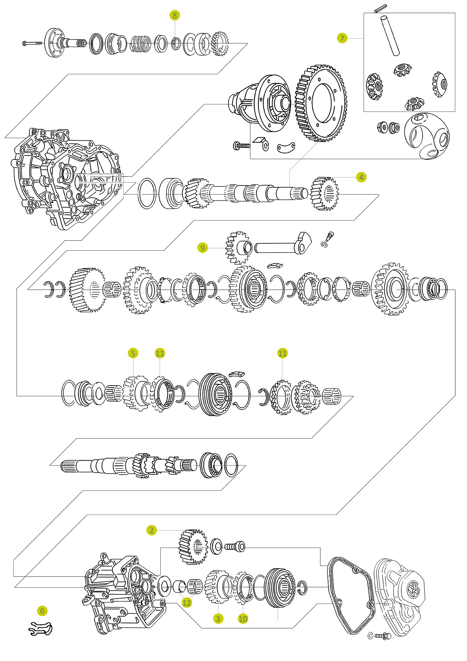 3rd - 4th Speed Synchronizer Ring 08.100.240