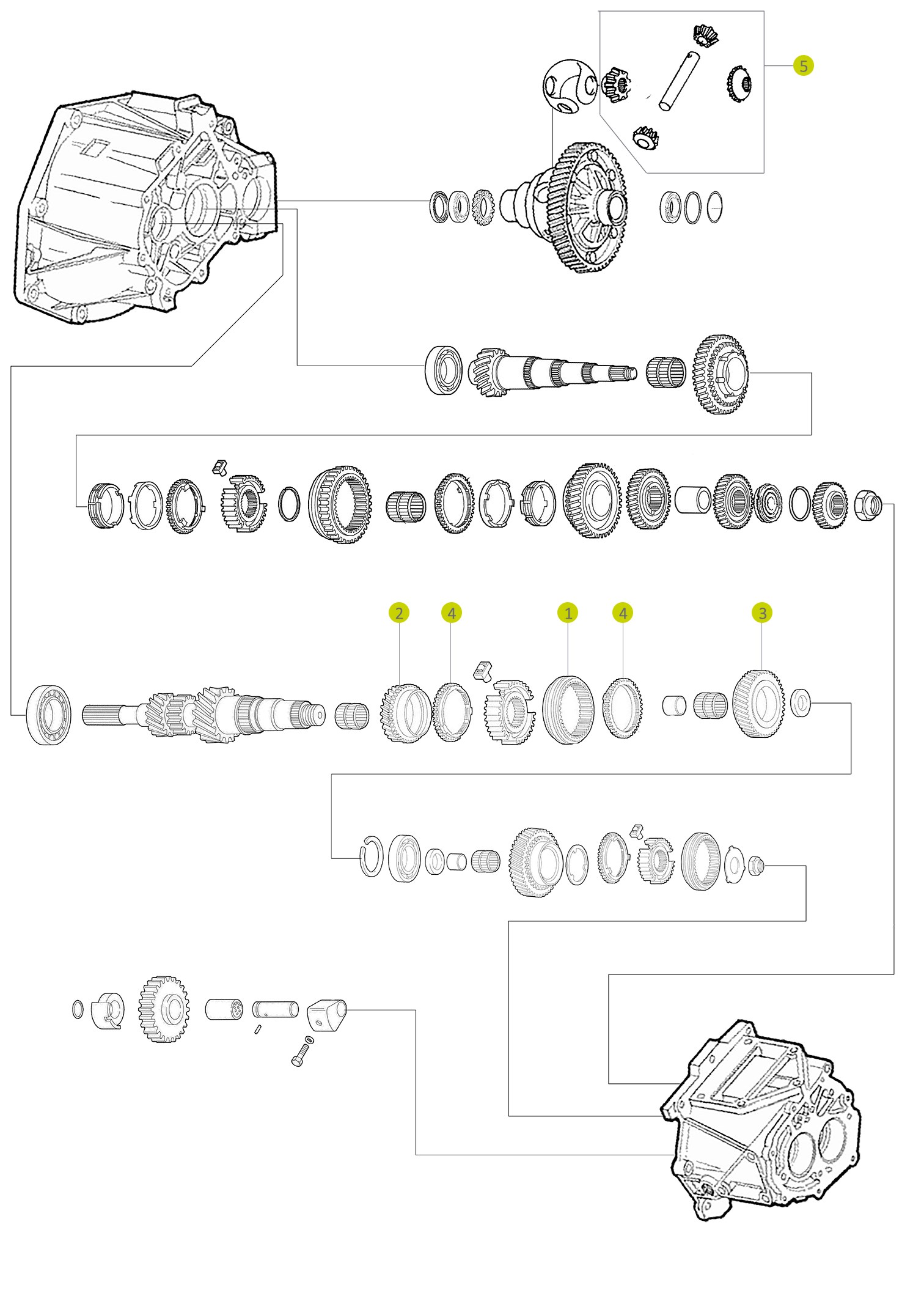 1st-2nd Speed Synchronizing Hub  97.100.120